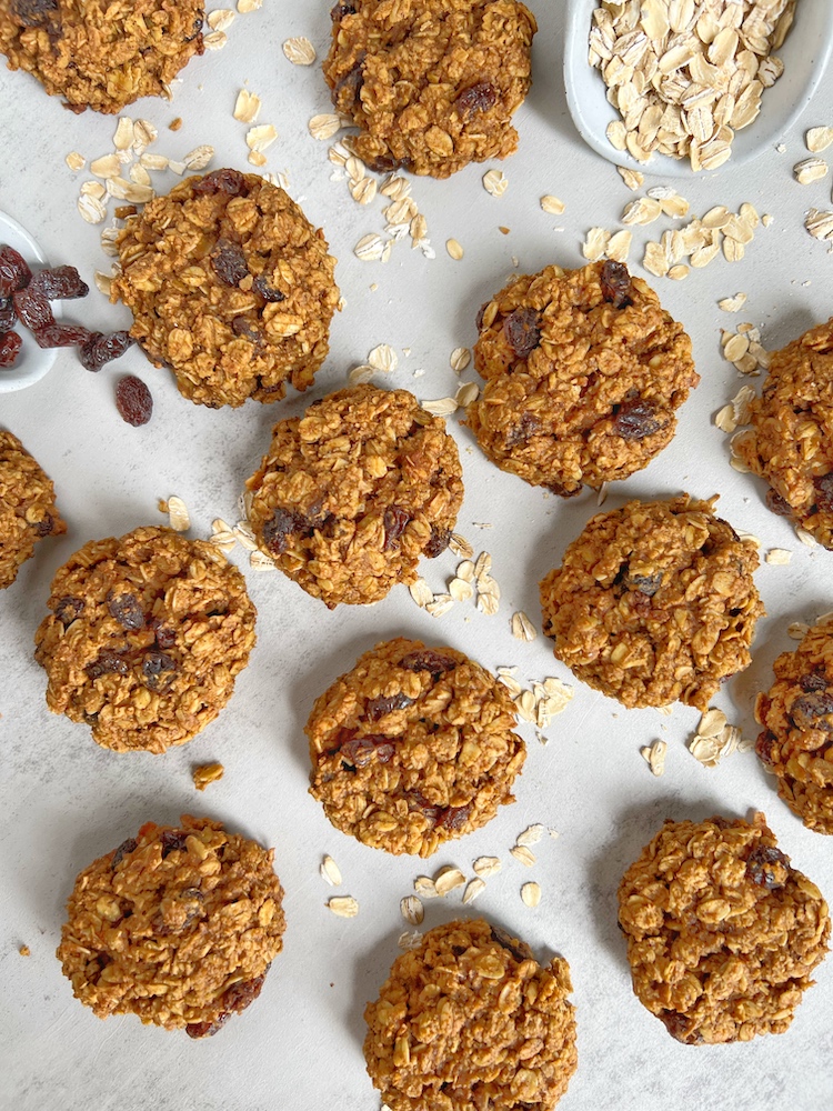 pumpkin oatmeal raisin cookies