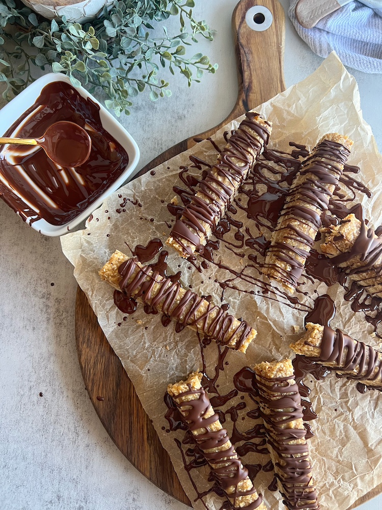 Paleo Samoa Cookie Bars